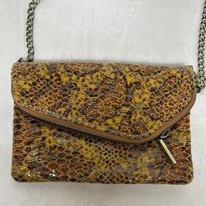 HOBO International Snakeskin Crossbody/ wristlet Bag